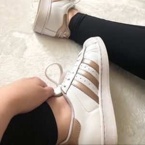 Adidas Originals Superstar Rose Gold Sneakers